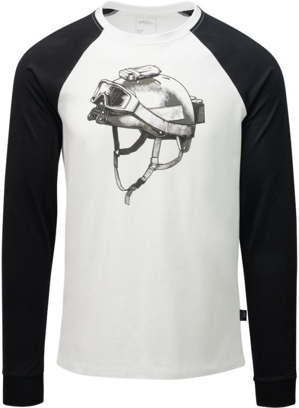 Helikon-Tex T-shirt Long Sleeve (Delta Helmet) - Biely
