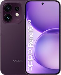 Oppo Reno16 5G 16,1 cm (6.32") Dual SIM Android 16.0 USB Type-C 8 GB 512 GB 6000 mAh Fialový (110010237513)