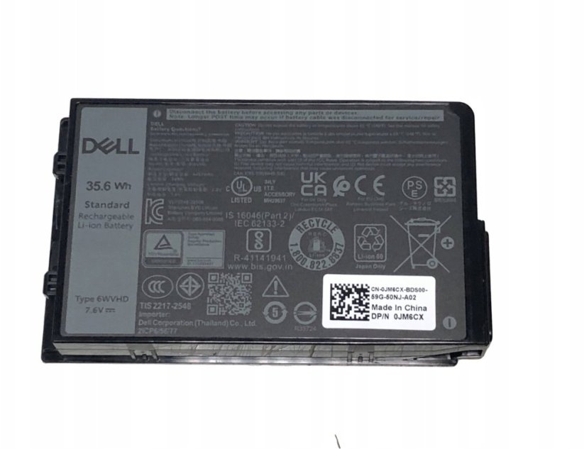 Dell 35.6Wh Lithium-ion battery (6WVHD)