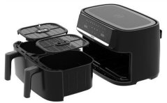 Bosch Seria 4 frytkownica Podwójny 9 l 2500 W frytkownica na gorące powietrze Čierny (MAFD440B7)