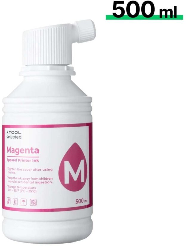 xTool xTool Selected Apparel Printer Ink - Magenta (500 ml)