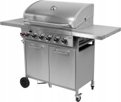 Geko LUND GAS GRILL 6+1 CAST IRON GRID, 18.2KW