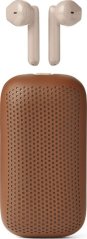 Lexon Lexon Speakerbuds Wireless Bluetooth Speaker Headphones Brown/Camel LA127C