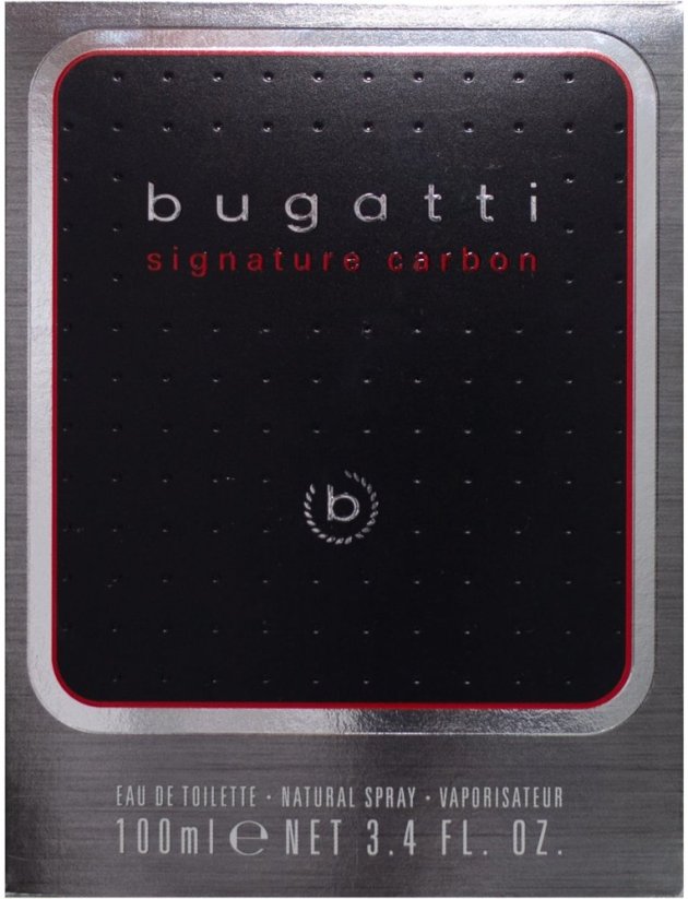 Bugatti BUGATTI  Signature Carbon voda toaletná pre mužov 100 ml MEN