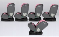 Lionelo autosedačka OBROTOWY BASTIAAN I-SIZE 0-36KG 40-150CM PINK BABY