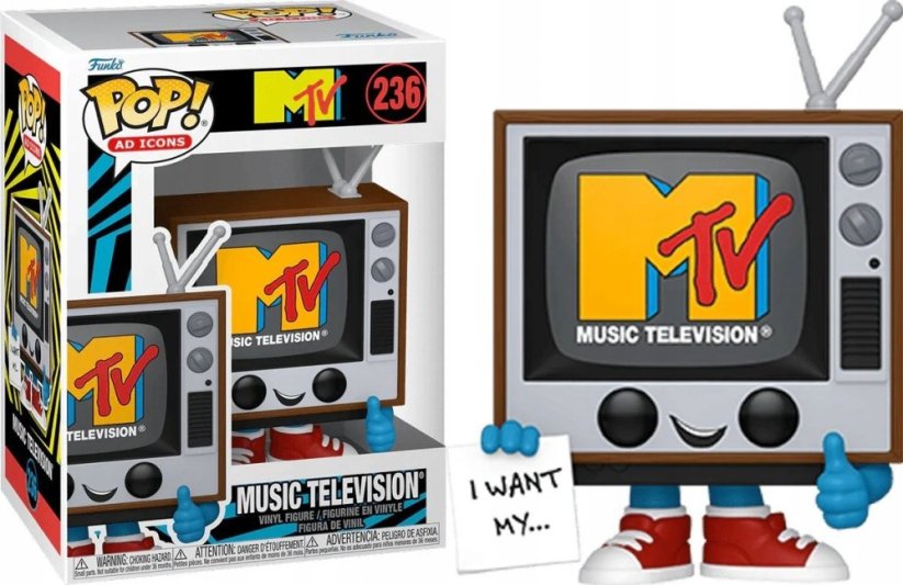 XXX_Funko (właściwy Funko Pop) Funko! POP Vinyl MTV MTV Logo
