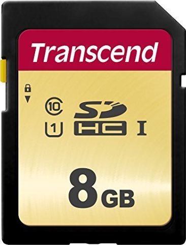 Transcend 500S SDHC 8 GB Class 10 UHS-I/U1 V30 (TS8GSDC500S)