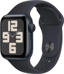 Apple Watch SE GPS 40mm Midnight Alu Sport M/L Čierny  (MXE93QN/A)