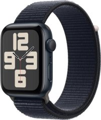 Apple Watch SE 2023 GPS 44mm Midnight Alu Sport Loop Čierny