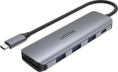 Unitek 1x SD 1x USB-C 1x microSD  + 3x USB-A 3.1 Gen1 (H1107C)