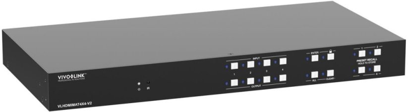 VivoLink HDMI 2.0 4x4, Matrix Fast
