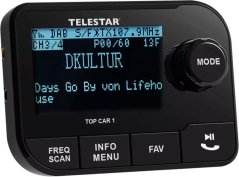 Telestar 5100001 radio auto Cyfrowy Čierny