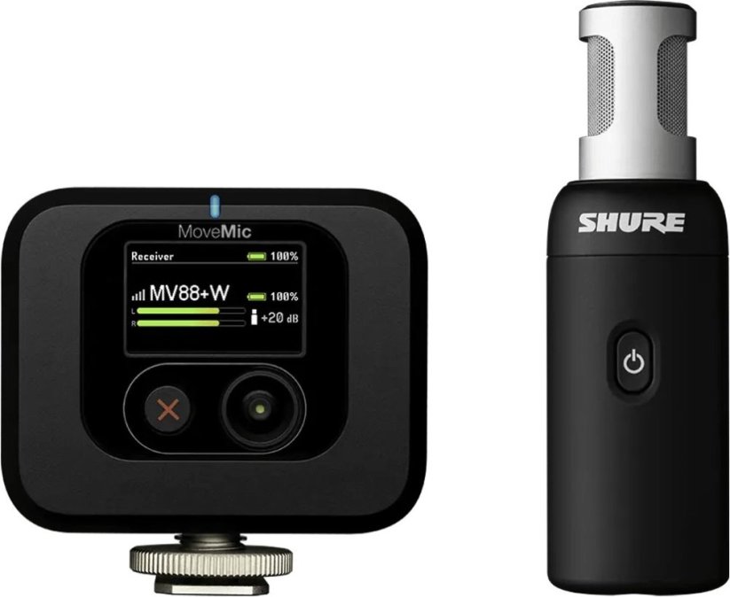 Shure MoveMic 88+ z odbiornikiem (MV88+W-KIT-Z6)