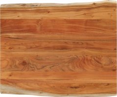 vidaXL Brokov biurka, 90x80x3,8 cm, drevo akacjowe, naturalna krawędź