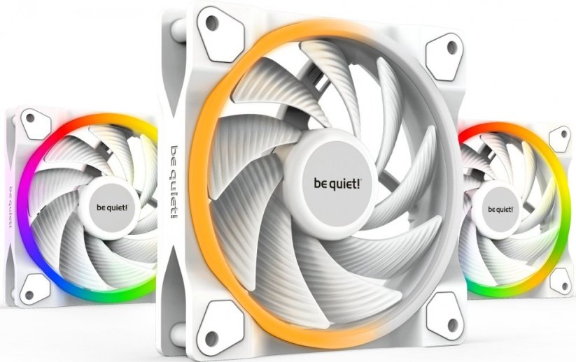 be quiet! Light Wings White 120mm PWM high-speed 3-pack (BL101)