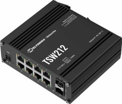 Teltonika Przełšcznik zarzšdzalny przemysłowy TSW212 2xSFP 8xGbE L2/L3