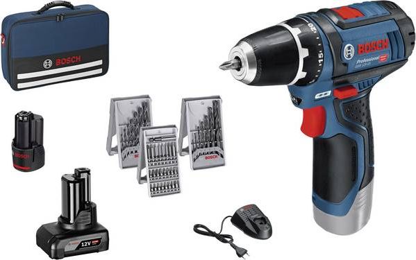 Bosch GSR 12V-15 12 V 2 x akumulátor 2 / 4 Ah (0615990G6L)