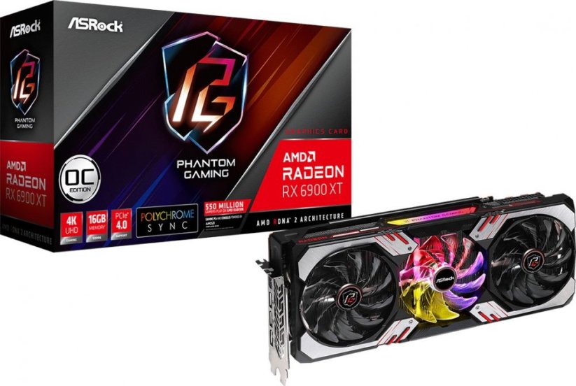 ASRock Radeon RX 6900 XT Phantom Gaming D OC 16GB GDDR6 (RX6900XT PGD 16GO)
