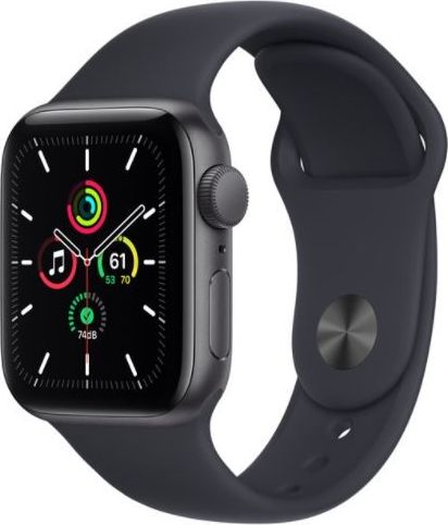 Apple Watch SE GPS 40mm Space Grey Alu Black Sport Čierny  (MKQ13WB/A)