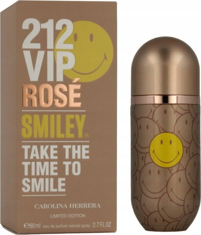 Carolina Herrera Perfumy Dámske 212 VIP Ros Smiley EDP 80 ml WOMEN