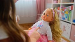 Edinburgh University Press bo. Interactive doll "Milana" (speaks Russian language), 40 cm