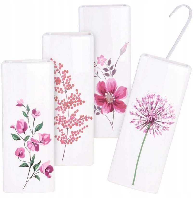 Vilde zvlhčovač vzduchu na kaloryfer grzejnik ewaporacyjny ceramiczny kwiaty 300 ml 4SZT 830810X4