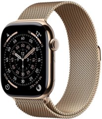 Apple Watch 11 GPS + Cellular 46mm Gold Titanium Milanese Loop M/L