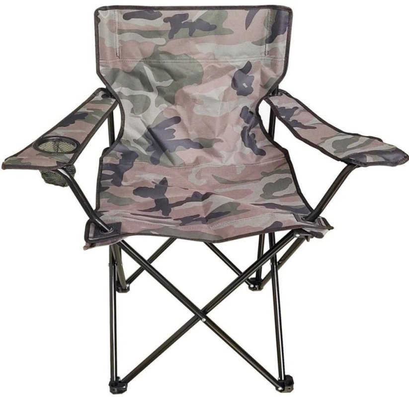 Enero Camp Turistické kresloSKŁADANE 50X50X80CM CAMUFLAGE ENERO CAMP