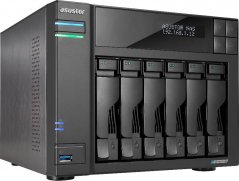 Asustor Súborový server Asustor LOCKERSTOR 6 AS6706T 6-bay, Intel Celeron N5105 Czterordzeniowy 2.0GHz, 8GB RAM DDR4. 4x M.2 PCIe (NVMe), 2x 2.5 GbE. 2x USB 3.