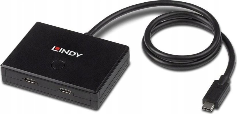 Lindy 43329 huby i koncentratory USB 3.2 Gen 1 (3.1 Gen 1) Type-C 5000 Mbit/s Čierny
