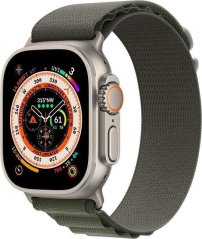 Apple Watch Ultra GPS + Cellular 49mm Titanium Case Alpine Loop Medium Zelený  (MQFN3FD/A)