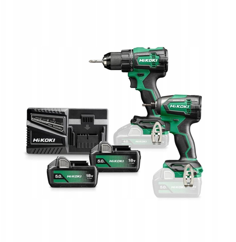 Hikoki HIKOKI.SET 18V KC18DE WBZ (DS18DE + WH18DE) 2x5.0Ah HSC