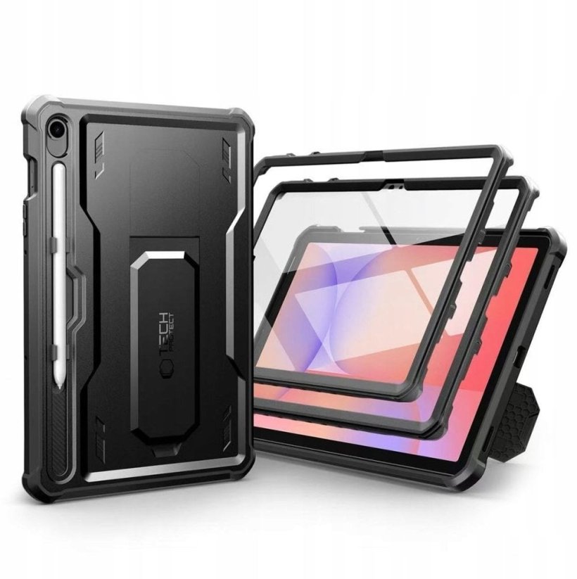 4kom.pl TECH-PROTECT KEVLAR PRO GALAXY TAB S9 11.0 / S10 FE / S10 LITE 10.9 X710 / X716B / X520 / X526 / X400 / X406B BLACK