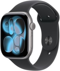 Apple Watch 11 GPS + Cellular 42mm Space Grey Alu Sport Band S/M Čierny  (MF8A4ZR/A)