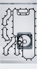 Stealkey Customs Stealkey Customs Lian Li O11D Mini Front MK2 D5  Distroprokove - Acryl - weiß