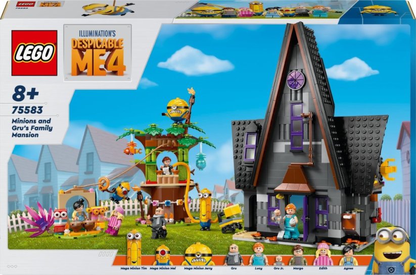 LEGO Minions Rodzinna rezydencja Gru i minionków (75583)