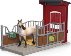 Schleich Boks z klaczą Mustanga
