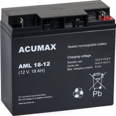 Acumax akumulátor AM 12V 18Ah