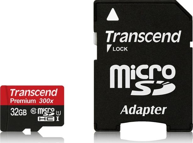 Transcend Premium MicroSDHC 32 GB Class 10 UHS-I/U1  (TS32GUSDU1)