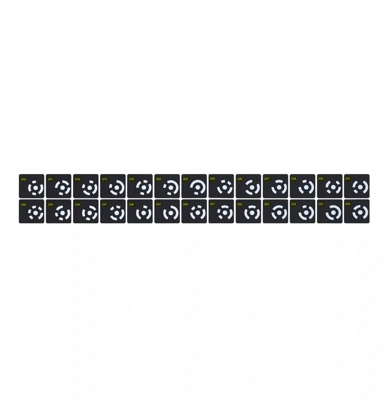 NoName Magnetyczne markery Revopoint 208 ks