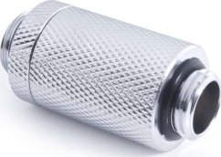 Alphacool ES D-Plug, 31,5-46,5mm, G1/4 AG auf G1/4 AG - chróme