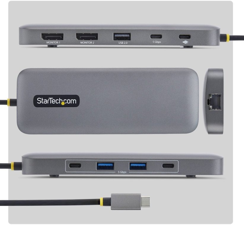 StarTech 189B-USBC-MULTIPORT/USB-C to DUAL-DP multiport HUB