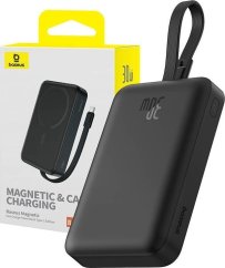 Baseus Powerbank magnetický Baseus Magnetic Mini 10000mAh 30W MagSafe (Čierny)