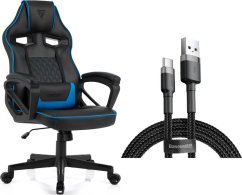 SENSE7 Knight czarno-niebieski + kabel usb