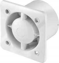AWENTA Korpus ventilátora Silent KWS100M 100M fi100mm 75m3/h 4,4W 230V z mikrofalowym senzoriem ruchu z Prepínačiem czasowym Biely