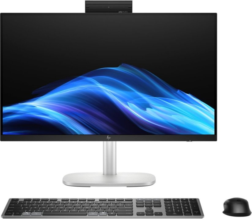 HP EliteStudio 8 G1i - All-in-One (kompletne rozwiązanie) - Core Ultra 7 265 / 2.4 GHz - RAM 32 GB - SSD 1 TB - NVME - Intel Graphics - 1GbE, Wi-Fi 6, Wi-Fi 7, Bluetooth - WLAN: 802.11a/b/g/n/ac/ax/be, Bluetooth 5.4 - Win 11 Pro - Monitor: LED 60.5 cm (23.8