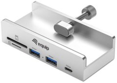 Equip Equip 128968 huby i koncentratory USB 3.2 Gen 1 (3.1 Gen 1) Type-A 5000 Mbit/s Aluminium