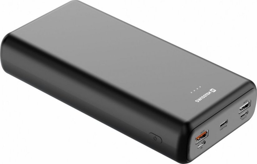Swissten Line 30000mAh Čierny