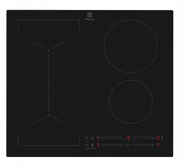 Electrolux Electrolux 600 Series SaphirMatt  Hob2Hood  prokovums 59 cm  bez ramja  melna - Iebuvejama indukcijas plits virsma