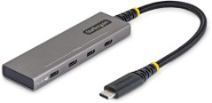 StarTech .COM 4-Port USB-C Hub 10Gbps 100W Power Delivery 4x USB-C Ports �berstromschutz PCR-Aluminium f�r MacBook Dell ThinkPad HP (309B-USBC-HUB)